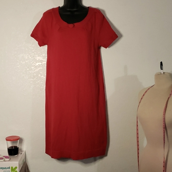 Style&Co. Small red knit dress - Picture 1 of 7